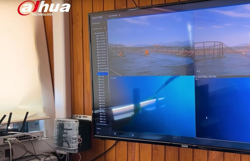 Системы видеонаблюдения Dahua на солнечной энергии на рыбных фермах Турции